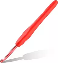 Vąšelis, 4.5 mm ergonomiškas vąšelis su neslystančia rankena, vąšelių rinkinys, aliuminis, vąšelis su minkšta gumine rankena sergantiems artritu, patyrusiems nėrimo mėgėjams