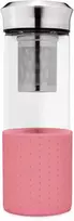 Virdulys Premium kelioninis arbatos ir žolelių plikiklis stiklinis termosas dėklas 400ml Cr
