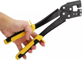 Kelioninis Plieno varžtų užspaudėjas, 0,5–0,8 mm, lengvo plieno kilis, fiksuotų skylių replės, rankinis varžtų užspaudėjas, 310 mm kompozicinės replės dekoratyvinėms luboms, užspaudimo replės