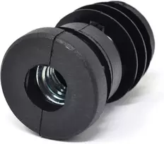 Design61 8 x sriegių kamščiai reguliavimo kamščiai apvaliam vamzdžiui su įdėta metaline veržle, skersmuo 22 mm, 1,5 mm su m8 vidiniu sriegiu