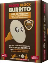 Exploding Kittens Block Block Burrito | papildymas | tortilijų ženklai Throw Throw Burrito ir Throw Throw Avocado | nuo 7 metų | 2–6 žaidėjai | 15 minučių vienam žaidimui | ispanų kalba