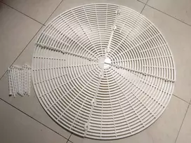 Yinong-eu gėlių vazono apsauga, gėlių ir augalų saugikliai (52 cm skersmens) (balta)
