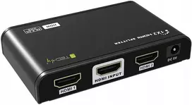 Šakotuvas Techly Hdmi 2.0 skirstytuvas 1x2 4k*60hz Hdr Edid
