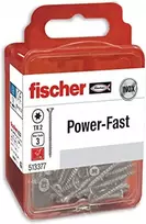 Fisher Fischer Fpf-st Medvaržčiai pilnu sriegiu 3.0 x 16 A2 nerūdijantis plienas, lizdinė pakuotė, 40 vnt.