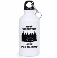 Ambition Metalinis bidonas 400 ml su vardu – kempingui, kelionėms