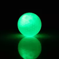 Led golfo kamuoliukas, elektroninis led golfo kamuoliukas spalvotas mirksintis naktinis golfo kamuoliukas apšvietimas golfo kamuoliukas tamsiam nakties sporto treniruotėms (žalias)