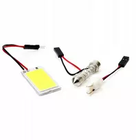 Led lemputės Classic T10 W5w C5w Cob 12v panelinis modulis Amio-01621