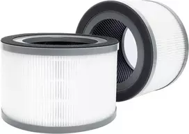 Getalong Vista 200 tikras hepa pakaitinis filtras, suderinamas tik su vista 200 oro valytuvu, 3-in-1 h13 tikras hepa pakaitinis filtras, vista 200-rf, 2 vnt.