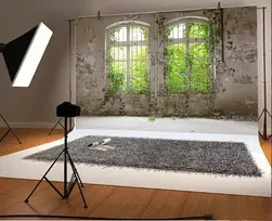 Yongfoto 2.2 x 1.5 m vinilo fotostudijos fonas apleistas senas sugriuvęs pramoninis pastatas fotografijos fonas vaikų fotostudijos fonai rekvizitai 7 x 5 pėdos