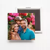 Nuotraukų magnetukas 65x65mm su Jūsų nuotrauka, magnetas ant šaldytuvo, standus, apvyniojamas
