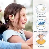 Ancwear Atviros Ausinės Belaidės, Lengvos, Atsparios Prakaitui