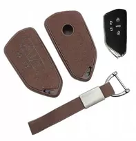 Auto Dėklas raktui Smart Keyless Vw Id.buzz Id Buzz rudas Tpu zomšas