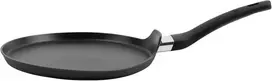 Masterchef blynų keptuvė indukcinei viryklei, keptuvė blynams, roti, omletams, tortilijoms, indukcinėms, dujinėms, keraminėms viryklėms, aliuminio nelipni danga, 25 cm, ypač plati