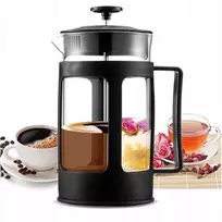 Virdulys Kavos ir arbatos plikiklis French press stiklinis ąsotis 0,6 l