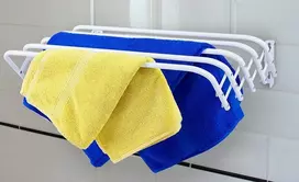 Džiovykla skalbiniams, apatiniam trikotažui Casasi Towelflex 4 (80cm), sieninė, akordeono tipo
