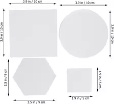 Objektyvas Ifundom 4 vnt. fotografijos fono rekvizitai geometriniai kubo nuotraukų rekvizitai lūpų dažams papuošalams makiažo aksesuarams modeliavimui