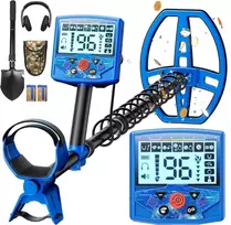 Miyay metalo detektorius suaugusiems, atsparus vandeniui, lengvas aukso metalo detektorius su lcd ekranu, pinpoint & disc & notch & all metal 5 režimai, baterija įtraukta, rankena reguliuojama iki 153 cm