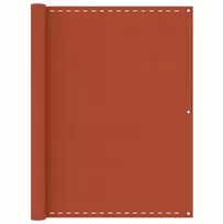 Lauko baldų komplektas Balkono uždanga, oranžinė, 120x600 cm, Hdpe