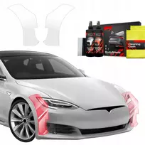2in1 Ppf apsauginė plėvelė šoniniam buferiui Tesla Model S (2023-2025) Grizz
