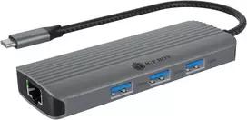 Icy Box Usb-c 6-in-1 stotelė: Hdmi 4k@60hz, 3x Usb 3.2, 100w Pd