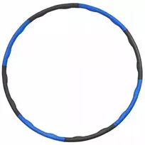 Hula lankas vaikams, 8 dalių, 70 cm, juodas ir mėlynas