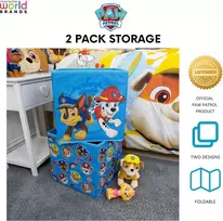 Character World Paw Patrol oficialiai licencijuotos dėžės | 2 sulankstomų kubelių rinkinys, bokšto dizainas