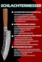 Yousunlong blokinis peilis 20,50 cm mėsininko peilis mažas itin aštrus ašmuo I Damasko virtuvinis peilis ir profesionalus šefo peilis pagamintas iš tikro Damasko plieno su kaltine ir riešutmedžio rankena