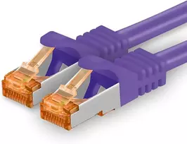 Cat.7 Ethernet tinklo kabelis 10Gb/s Sftp Lszh, 10 vnt. violetinis