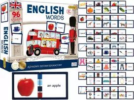 Alexander Edukacinis rinkinys anglų kalbos mokymuisi vaikams English Words 6+