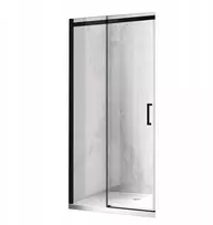 Hydrosan Kz09c juodos dušo durys 115-120 cm 8 mm