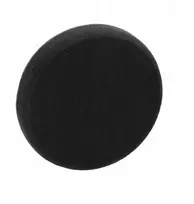 Juodas poliravimo diskas 150 mm su Velcro 125 mm minkštas apdailos padas