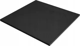Mexen Bert kvadratinis smc akmens tekstūros dušo padėklas 80 x 80 cm juodas