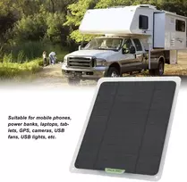Kimiss saulės įkroviklis, nešiojamas saulės įkroviklis, 12v 20w monokristalinis dvigubas Usb išvesties akumuliatoriaus laikiklis Rv automobiliui valčiai