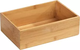 Wenko Bamboo Organiser Terra 3 skyrių - dėžutė daiktams, krepšelis voniai