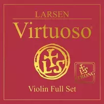 Stiprintuvas Larsen stygos smuikui Virtuoso, žema įtampa, didelis garsas, greita reakcija, lengvai grojama, komplektas E su rutuliuku, stiprios