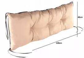 Sodo pagalvėlė suolui sūpynėms padėklui 120 x 40 8 spalvų dygsniuota