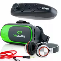Esperanza Vr 360 laipsnių 3d akinių, Bluetooth pultelio ir ausinių žaidimų rinkinys