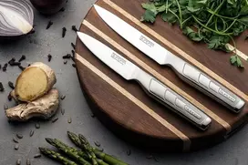 Rockingham Forge Quadra 5 colių universalus peilis su ašmenimis ir ergonomiška rankena, pagaminta iš vokiško plieno, 13 cm universalus peilis