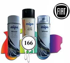 Mipa komplektas: gruntas, bazė, dažai Fiat 166, purškiamas, 1200 ml