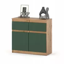 TV staliukas Šiuolaikinė komoda Ola, spintelė 80 cm, talpi rtv sistema, tylus uždarymas