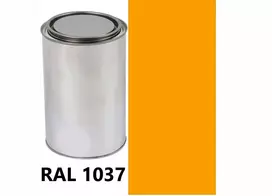 Gravi Hel alkidiniai ftaliai emaliniai dažai lakas ral 1037 pusiau matinis 16-40% geltonas 1l