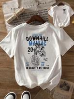 Tutto Bene Italian Bicycle Graphic Unisexs Tshirt Casual Crew Neck Short Sleeve Retro 90s Print Breathable Casual Daily Top M white