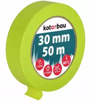 Kubala Kotarbau maskavimo neoninė dažymo juosta 50 m popierinė vandeniui atspari lakavimo 30 mm