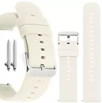 Laikrodis Silikoninis laikrodžio dirželis 22mm, smėlio spalvos