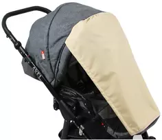 Babylux stogelis nuo saulės vežimėliui, atsparus vandeniui, smėlio spalvos