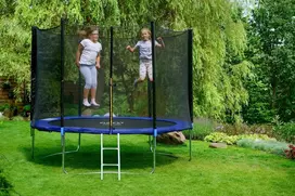Sodo batutas 312cm 10ft su tinklu ir kopėtėlėmis Funfit
