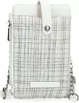 Pepe Jeans Oana piniginė su kortelių dėklu, balta, crossbody telefono rankinė