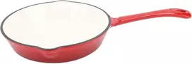 Neprilimpanti keptuvė, 16 cm/20 cm/25 cm, emaliuota ketaus keptuvė, apvali virtuvinė keptuvė viryklei ir orkaitei, kempingui, maisto gaminimui, kepimui ant grotelių (20 cm)