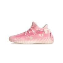Adidas Originals Yeezy Boost 350 Abrasion Resistant Low top Casual Shoes Unisex White Pink HQ6316(team470-) 40⅔ pink