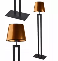 Stovimas varinis grindų šviestuvas su led gaubtu E27 svetainei